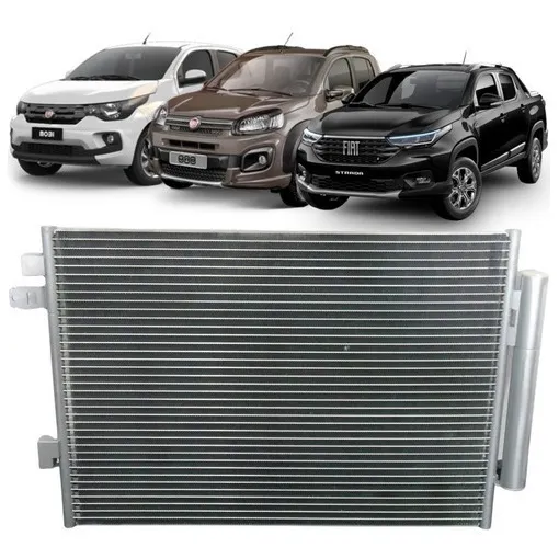 Condensador Fiat Strada 2019 2020 2021 2022 Sistema Denso