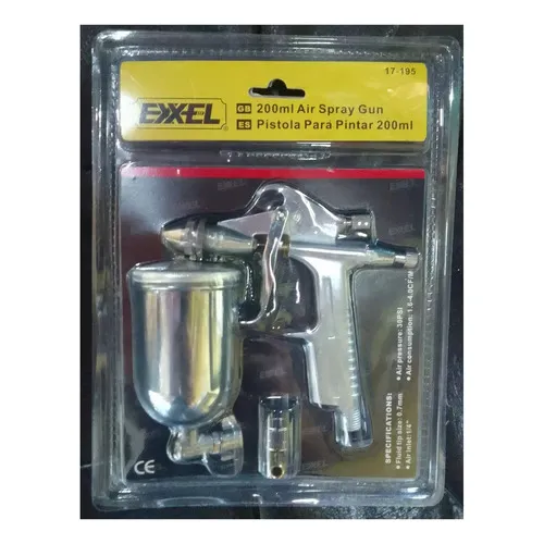 Pistola Para Pintar De Gravedad Exxel 200 Ml