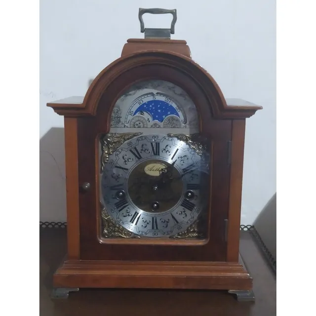 Reloj De Mesa Alemán Antiguo