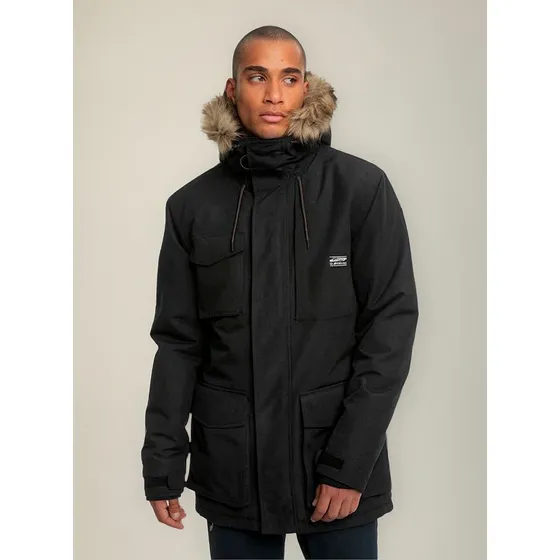 Quiksilver Campera Lifestyle Hombre Ferreis Negro Ras