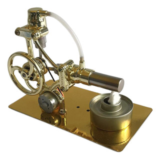 Motor Stirling De Aire Caliente, Motor De Oro, Miniatura, Motor Stirling De Aire Caliente, Motor De Oro, Miniatura,