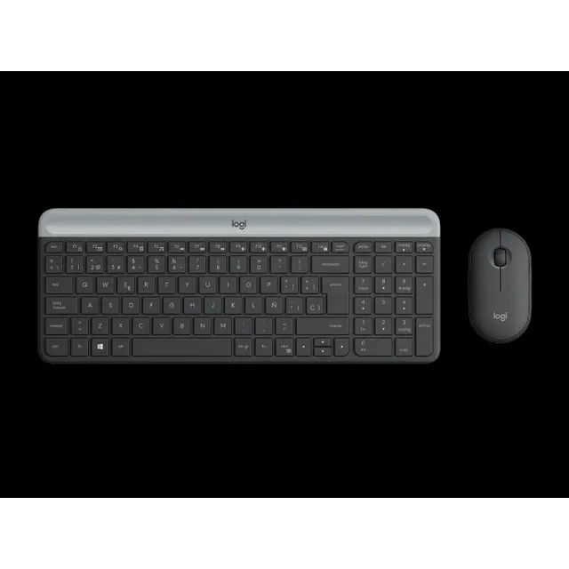 Kit Teclado Mouse Logitech Mk470 Slim Rf Inalambrico Silenci