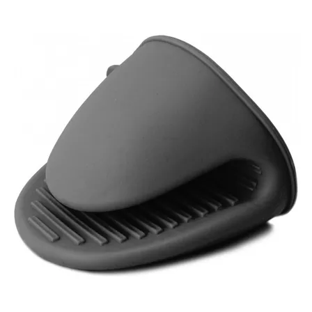 Set 2 Guantes De Silicona Toma Olla Guante Protector Cocina Color Gris