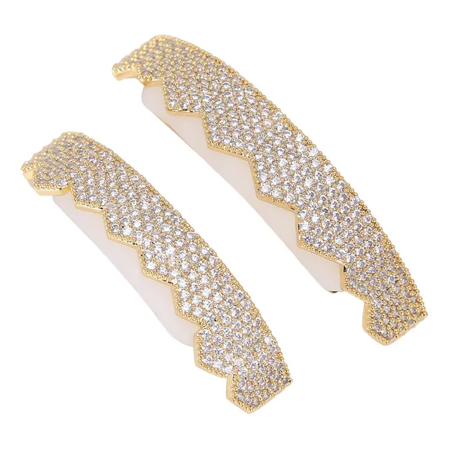 Conjunto De Dientes Grillz Hip Hop Bling Hombres Parrillas I