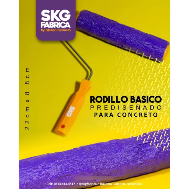 Rodillo Texturizado Para Pisos Y Paredes Nuevo