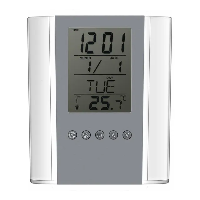 Elegante Soporte Reloj Digital Practico Organizador Lapiz