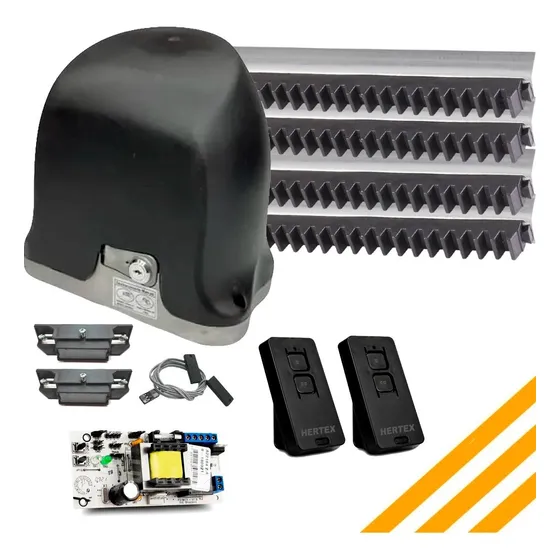 Kit Motor Porton Corredizo Automatico Hertex 500kg 6 Metros