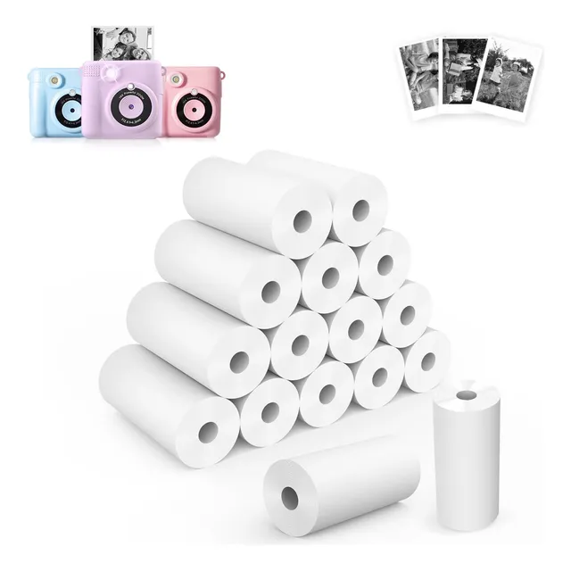 Papel Riosin De Recarga Instantánea Para Cámara, 16 Rollos,