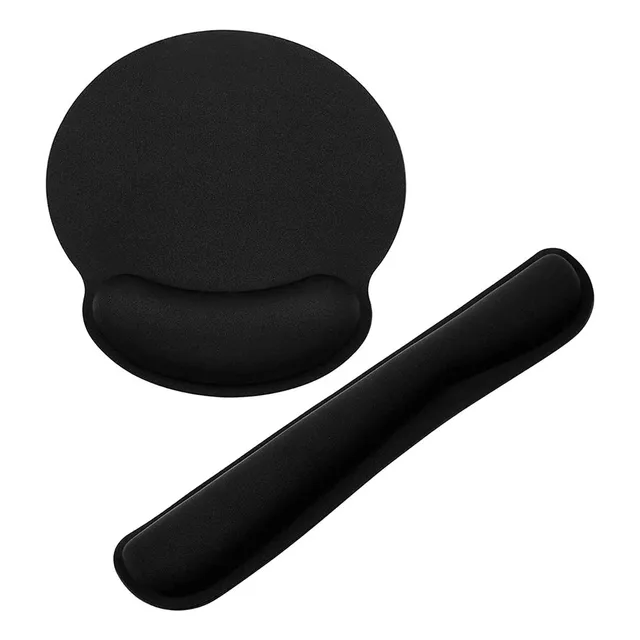 Mouse Pad Ergonomico Cojín De Muñeca Memory Foam 2pack