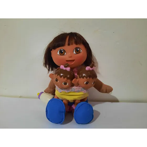 Muñeca Dora La Exploradora Herman Grande Funcionando