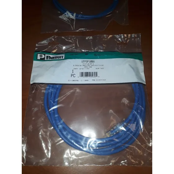 Cable De Red Panduit Cat6 Color Azul Certificado