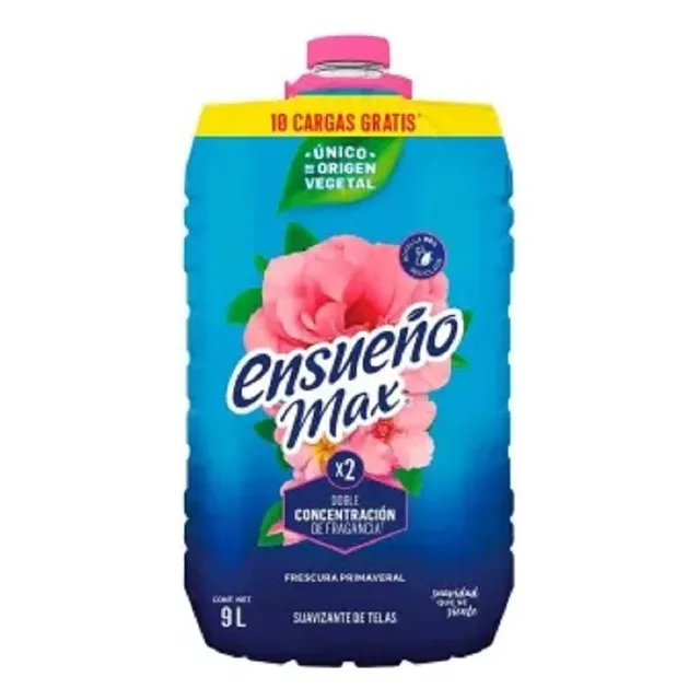 Suavizante De Telas Ensueño Frescura Primaveral De 9 Litros