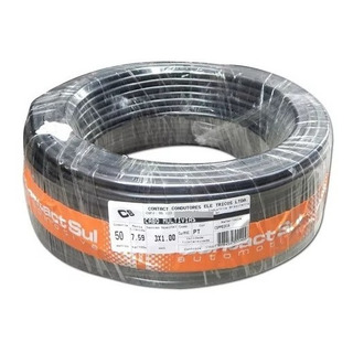 Cabo Pp 3x1 Mm Fio 100% Cobre - 50 Metros Cabo Pp 3x1 Mm Fio 100% Cobre - 50 Metros