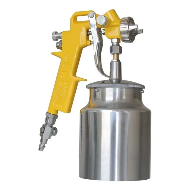 Pistola Soplete De Pintar Mota P500 Succion - Sagitario Color Amarillo No Aplica