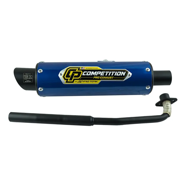 Escape Termo Modelo Competicion Biz 100//110 Preto Azul
