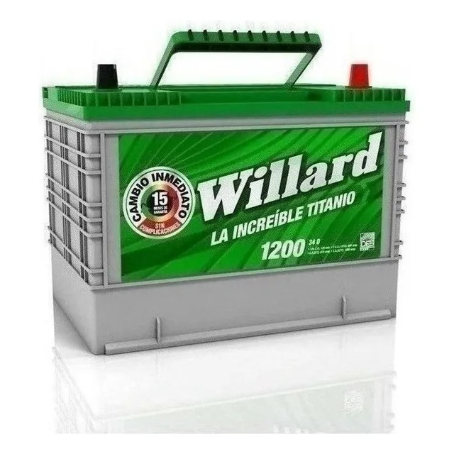Bateria Willard Titanio 34d-1200 Kia Optima