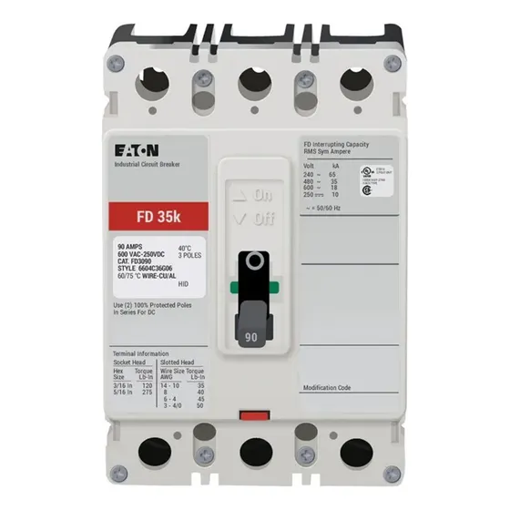 Breaker Fd 30 Amp Trifasico Industrial 3x30  Eaton