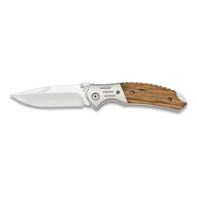 Navaja Albainox Madera Zebra Con Bloqueo 18518