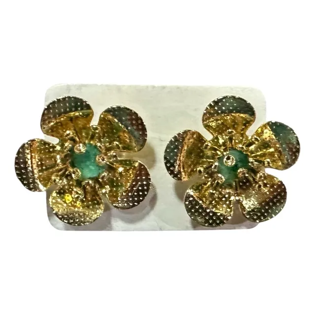 Aretes Variedades M Salento Muralla Esmeralda Bronce Oro