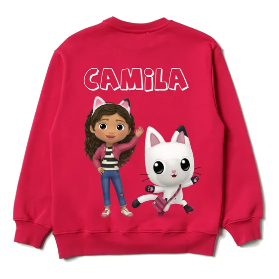 Buzo De La Casa De Muñecas De Gabby Con Nombre Personalizado