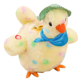 Ovo De Pelúcia Elétrico Crazy Chicken Com Som B Ovo De Pelúcia Elétrico Crazy Chicken Com Som B