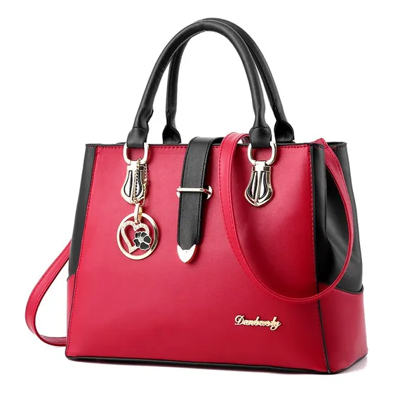 Ninzi® Bolsos De Mujer Bolsos Bandolera Bolsos De Hombro Color Rojo