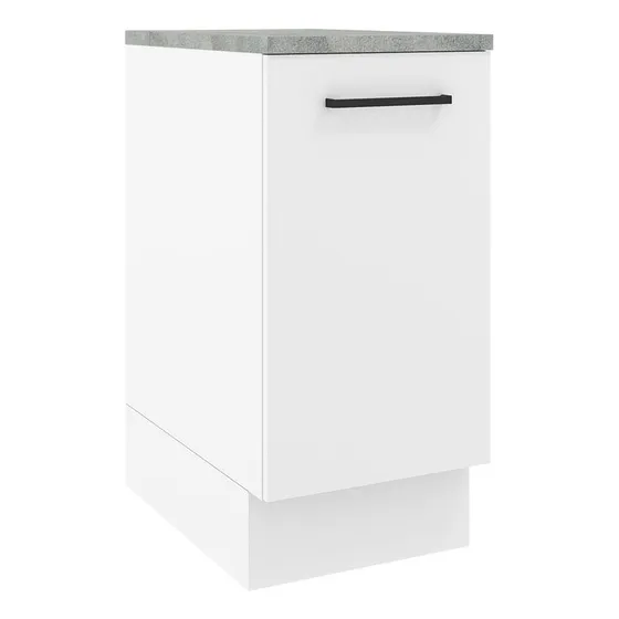 Mueble Mostrador Madesa Agata 40 Cm 1 Puerta Color Blanco