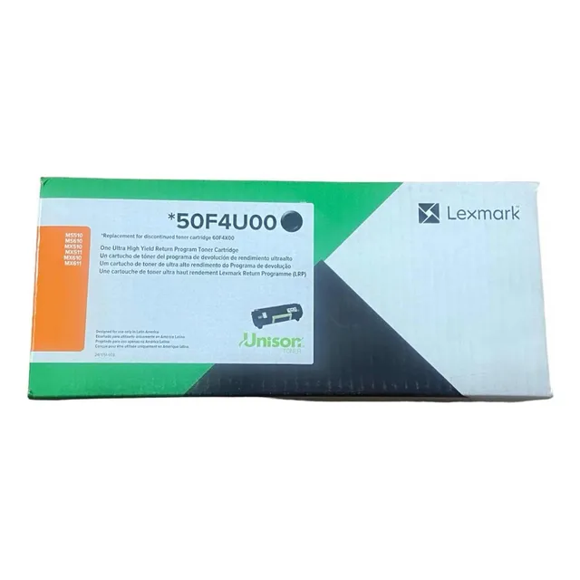 Toner Lexmark (504u) 50f4u00 Extra Alto Rendmiento 20,000pag