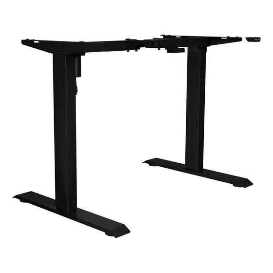 Mesa Com Regulagem De Altura Elétrica Elements Misch Preta Cor Preto