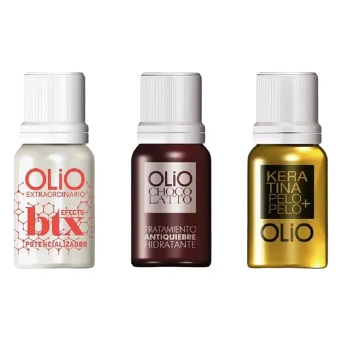 Kit 3 Ampolla Olio 18 Ml Keratina,chock