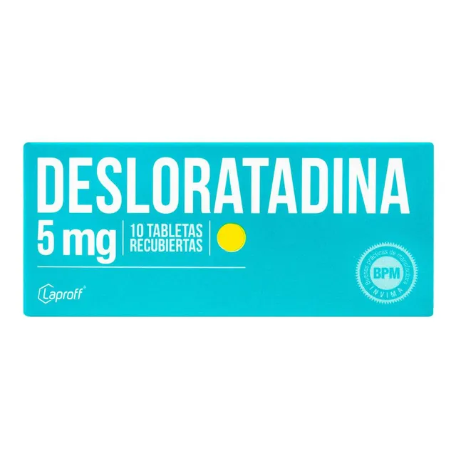 Desloratadina Laproff 5 Mg 10 Tabletas Antihistamínico