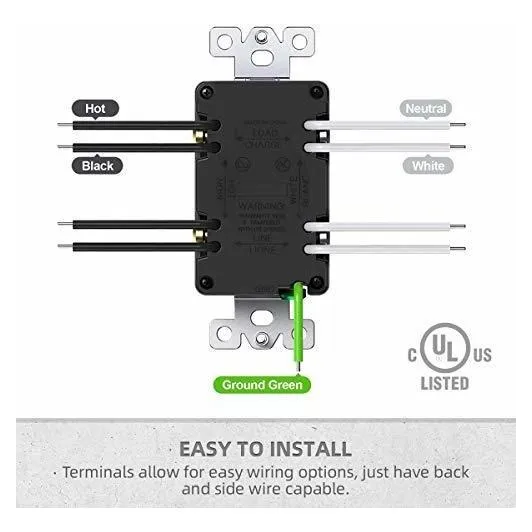 Gfci Outlet Receptaculo Resistente Manipulacion