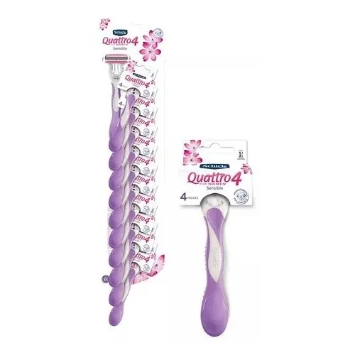 Schick Quattro For Woman Sensitive 10ud
