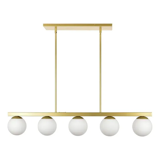 Candelabro Lineal Globo Estilo Moderno Mediado Siglo Casa 