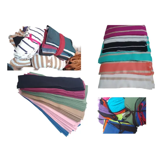 30 Kilos Retalhos Malhas Diversas Lisos E Estampadas 