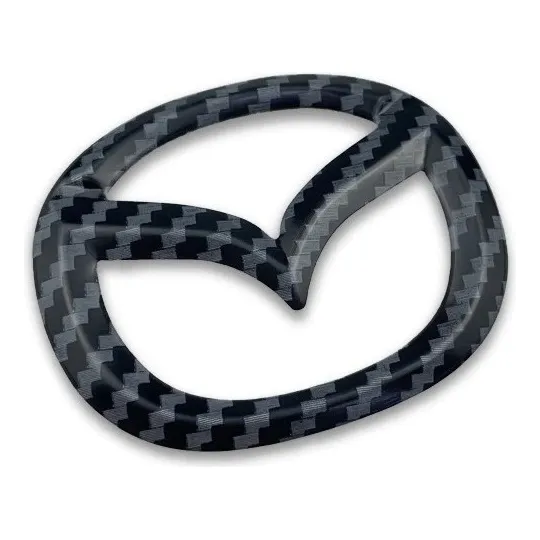 Qctz Apply To Emblema Parrilla Frontal F.carbono Mazda 3 /