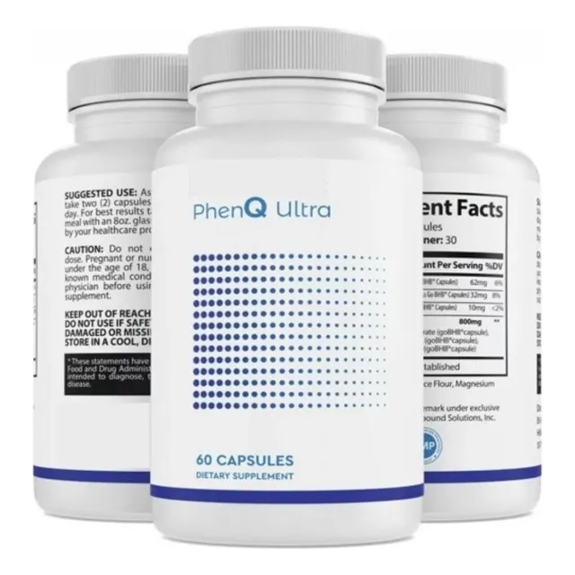 Phenq Ultra Pastillas Baje De Peso Sin Dietas Ni Ejercicios 