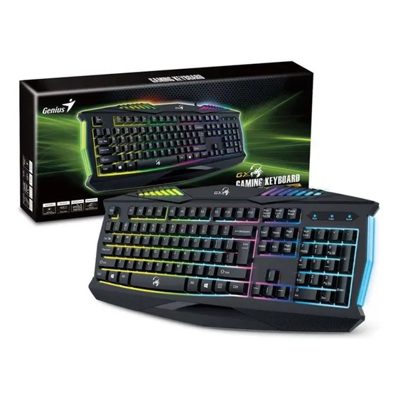 Teclado Genius Gaming/ Rs2/ Scorpion K220/ Black/ Usb/ Sp/ C