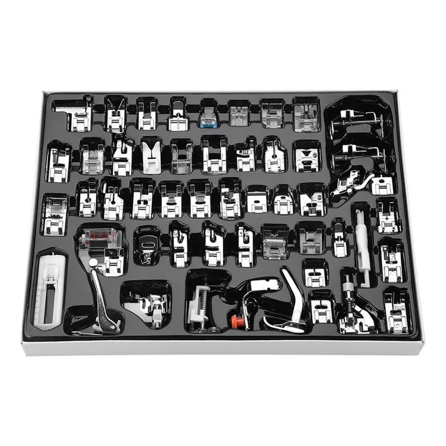52 Piezas Juego De Prensatelas Kit De Pies Prensatelas