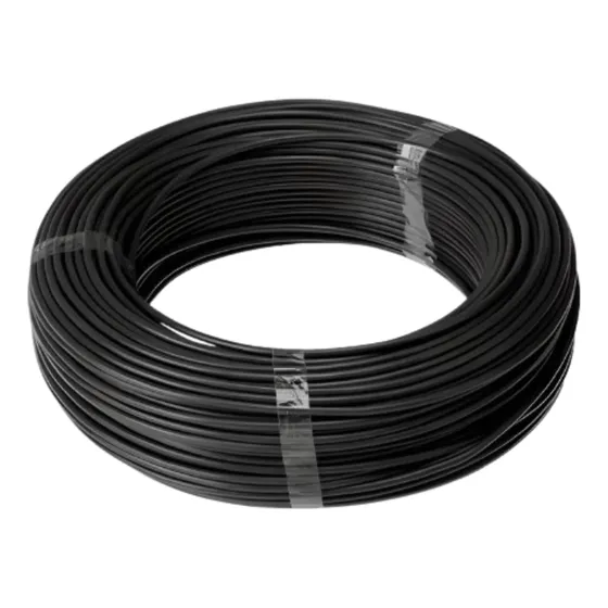 Fio Preto 6mm Cabo Flexível Rolo Com 100 Metros Elétrico 750v Fioccom