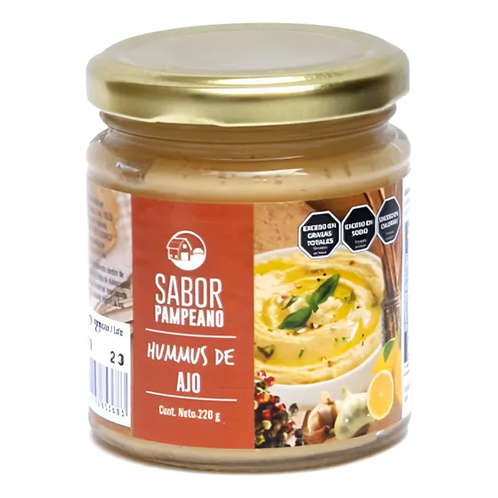 Hummus De Ajo 220g - Sabor Pampeano