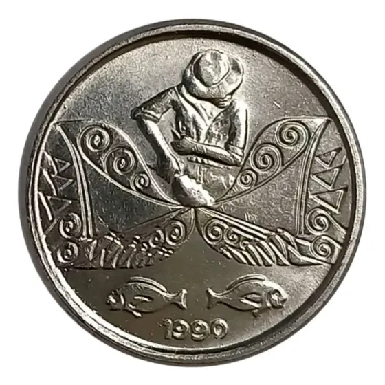 Moeda Comemorativa 5 Centavos 1990 Cópia 