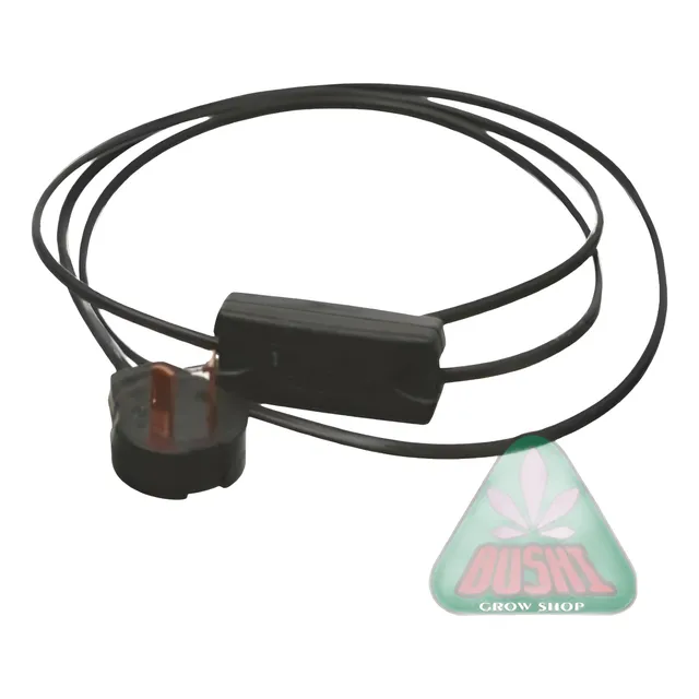 Cable Armado Con Enchufe Y Tecla 1.5 Mts Cooler Balasto