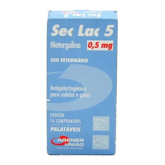 Sec Lac 5 Agener União 0,5mg 16 Comprimidos Antigalactogenic