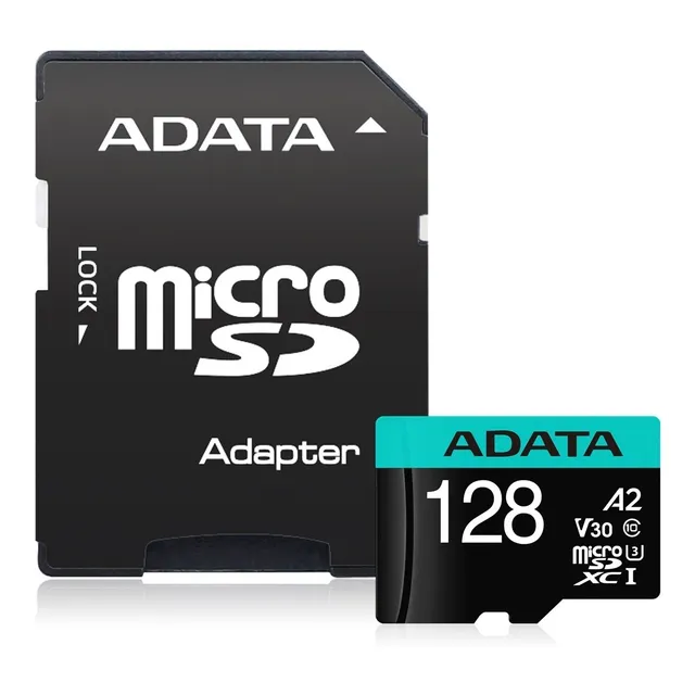 Memoria Microsd Adata 128gb Premier Pro V30s Adaptador Sd