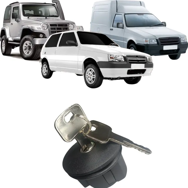Tampa Tanque Combustível Chave Vedada Uno 1991-2009 Troller