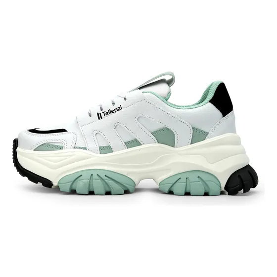 Tenis Sneakers Moda 5017 Blanco Para Mujer Tellenzi