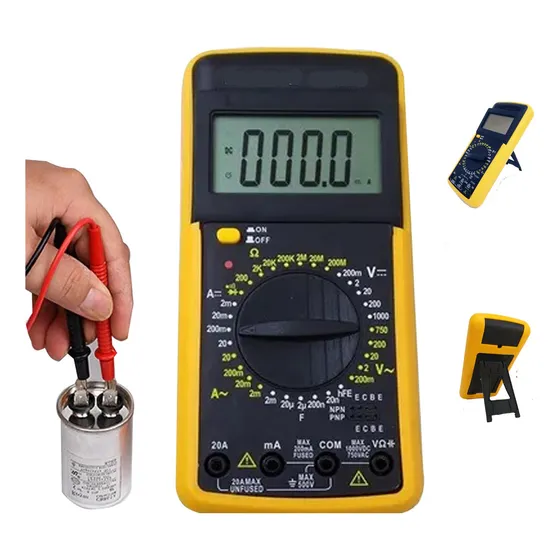 Multimetro Mede Capacitancia Bip Capacimetro Digital 