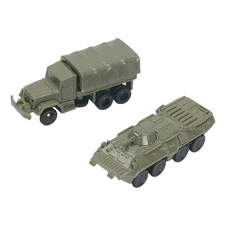 2x 1/144 Modelo De Vehículo 4d M35 Modelo De Camiones 2x 1/144 Modelo De Vehículo 4d M35 Modelo De Camiones