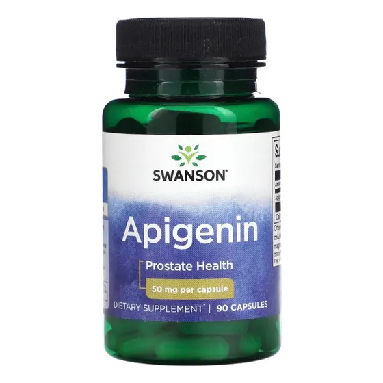 Swanson Apigenin Prostate Health 50 Mg 90 Capsulas Sabor Sin Sabor